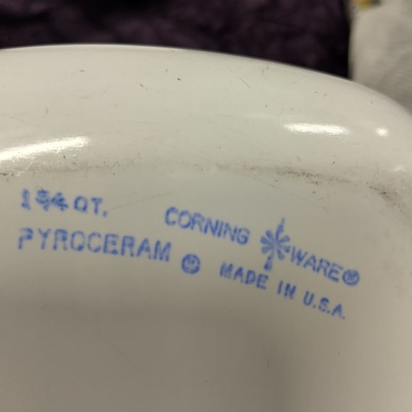 Corningware Cornflower 1960-61 set casserole - Picture 4 of 15